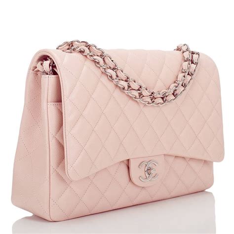 chanel pink shoulder bag|light pink chanel flap bag.